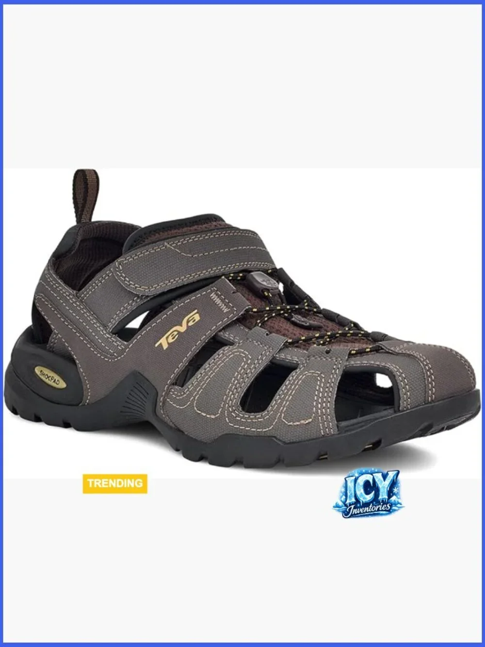 Men's Forebay Athletic Sandals with Hook & Loop Closure